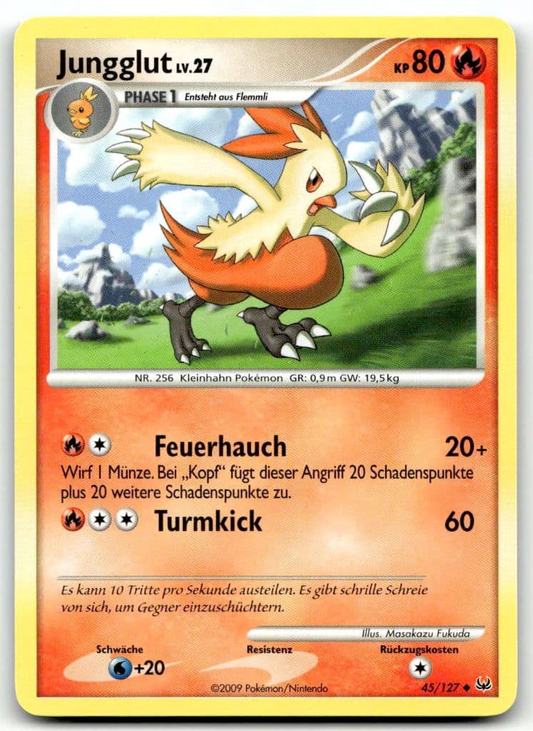 Jungglut 45/127 Platin trading card