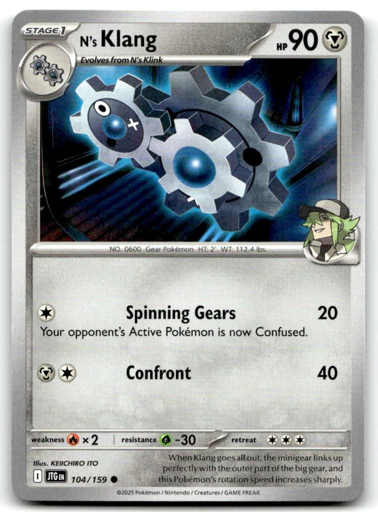 N’s Klang 104/159 Journey Together trading card
