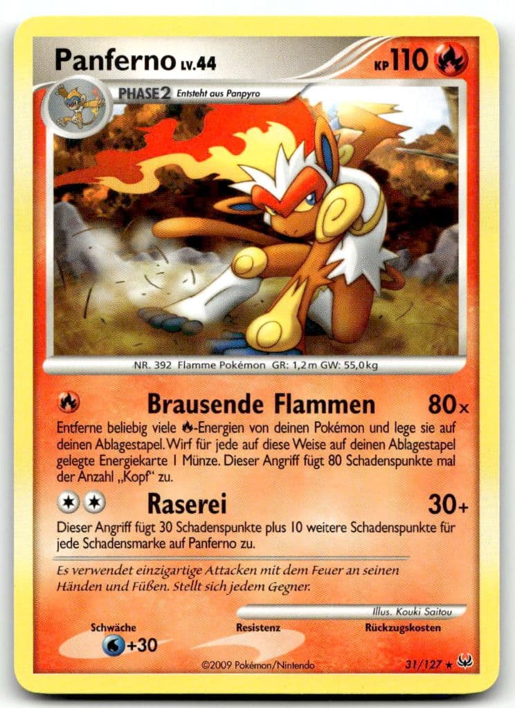 Panferno 31/127 Aufstieg der Rivalen trading card