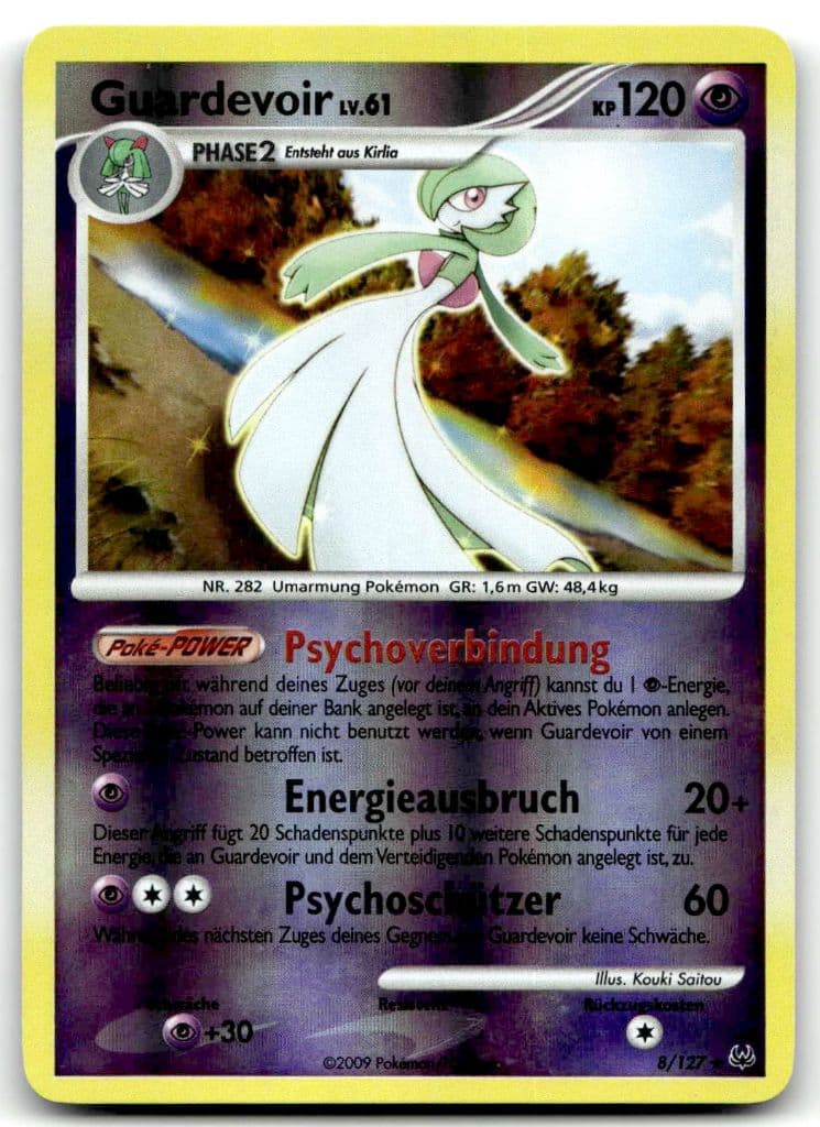 Gardevoir 8/127 Platin trading card