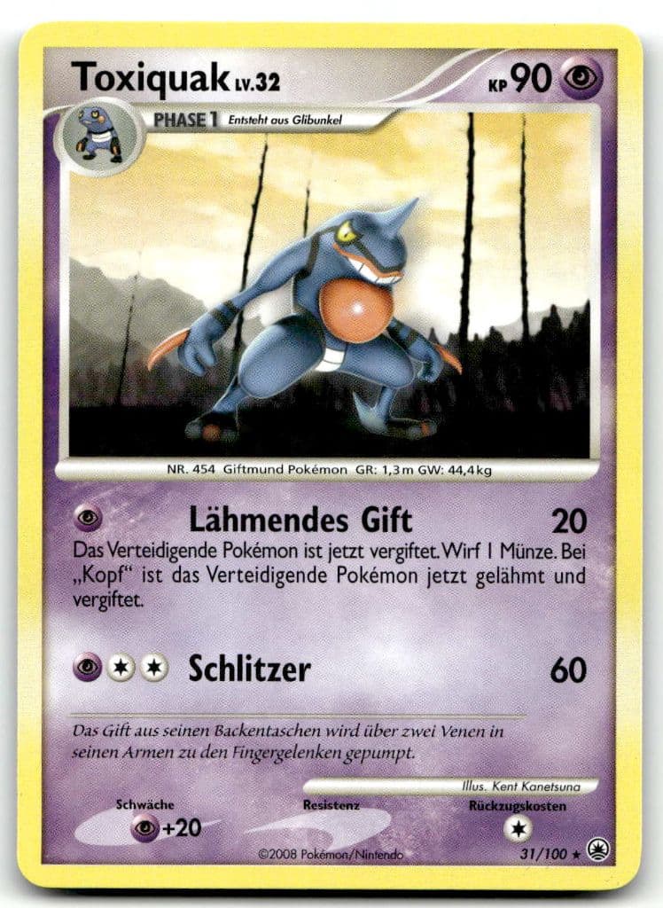 Toxiquak 31/100 Majestätischer Morgen trading card