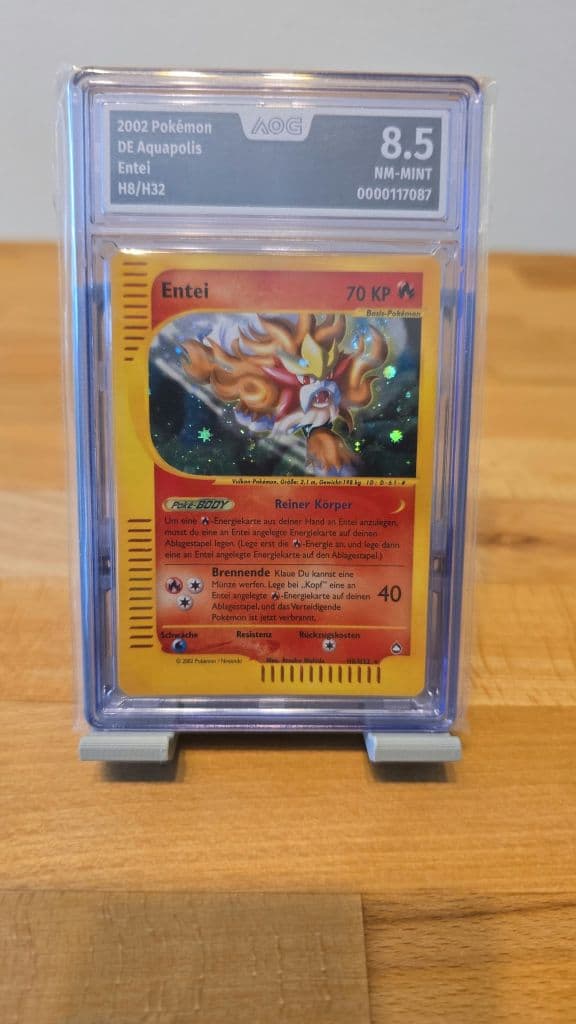Entei H8/H32 Aquapolis trading card
