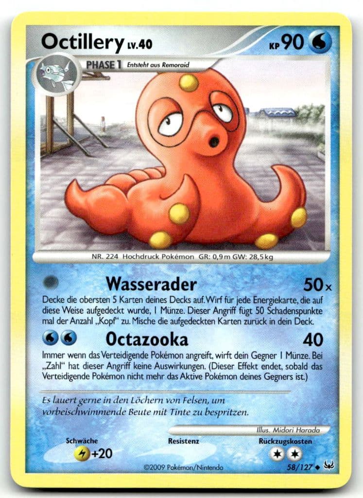 Octillery 58/127 Arceus trading card