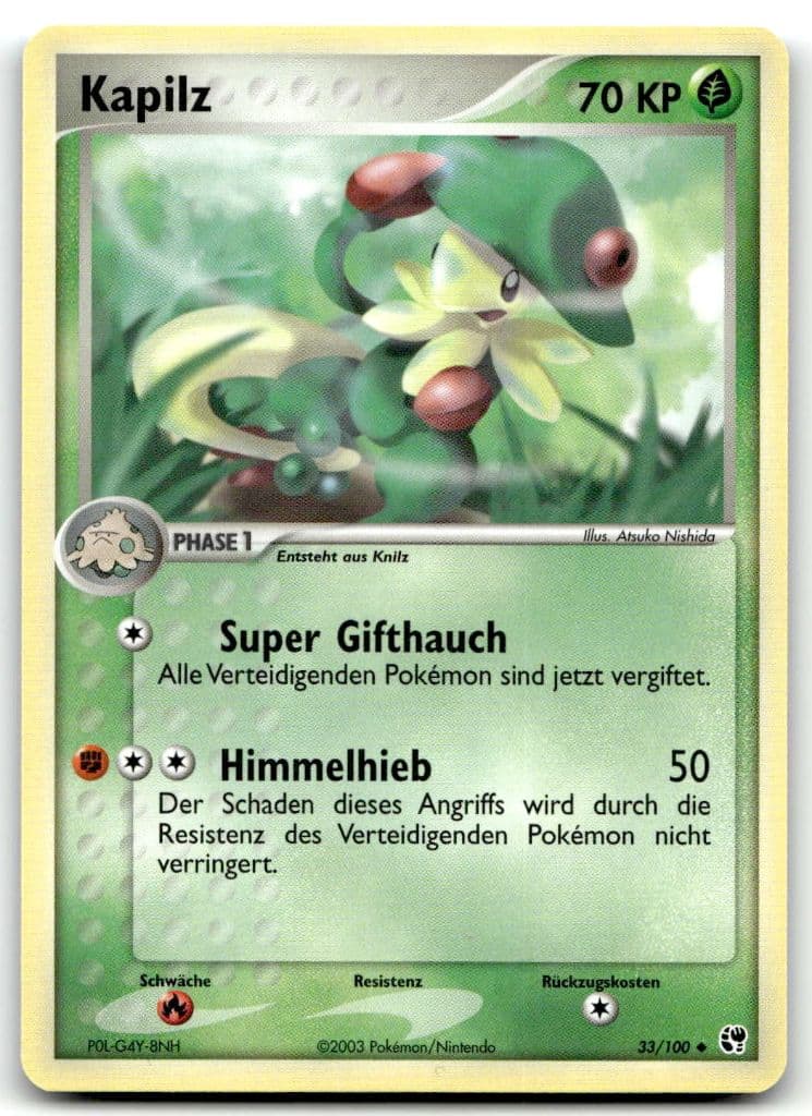 Kapilz 33/100 EX Sandsturm trading card