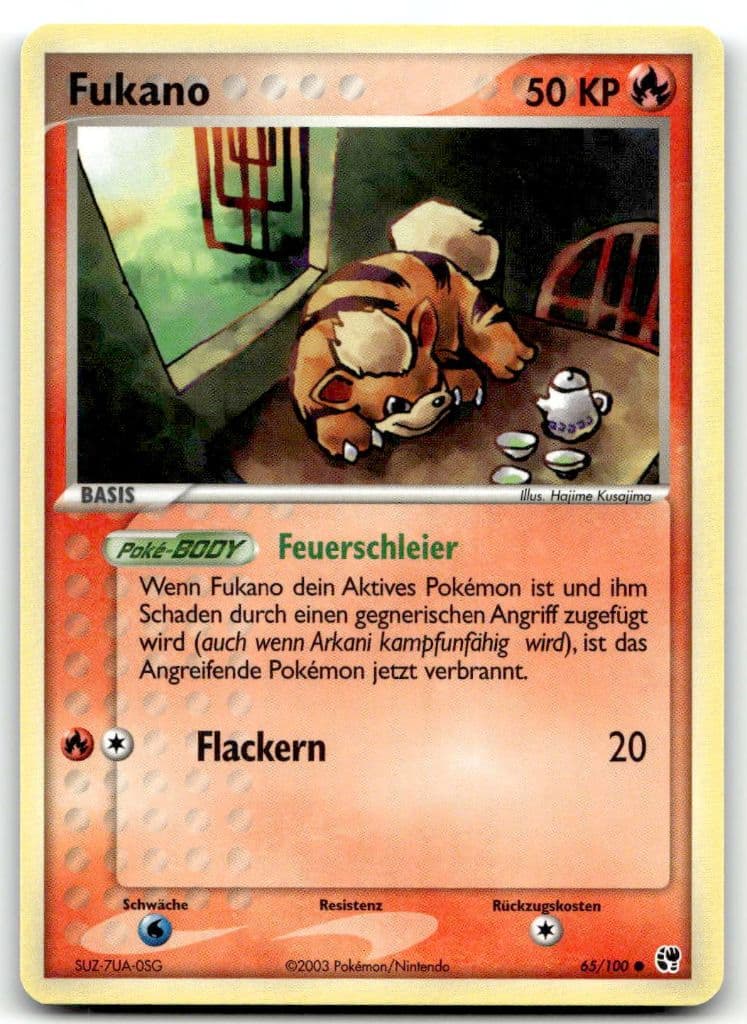 Fukano 65/100 Sandsturm trading card