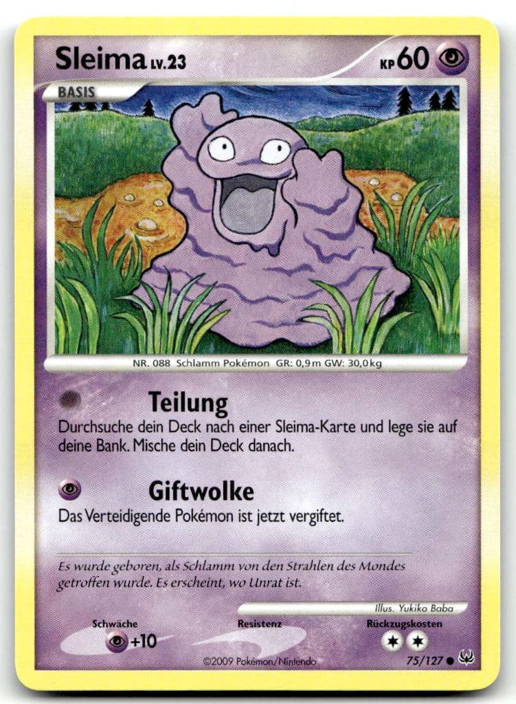 Sleima 75/127 Platin trading card