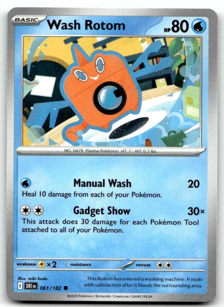 Wash Rotom 061/182 Destined Rivals trading card