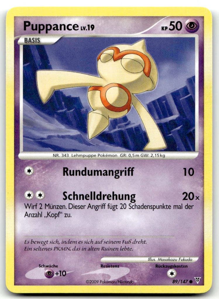 Puppance 89/147 Aufstieg der Rivalen trading card