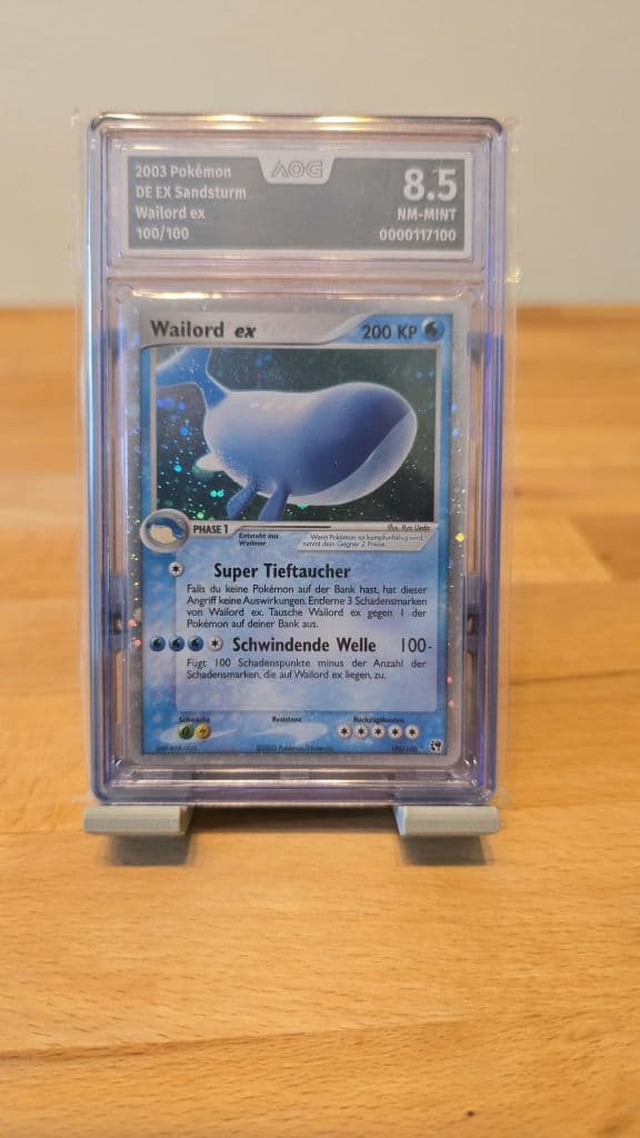 Wailord ex 100/100 EX Sandsturm trading card