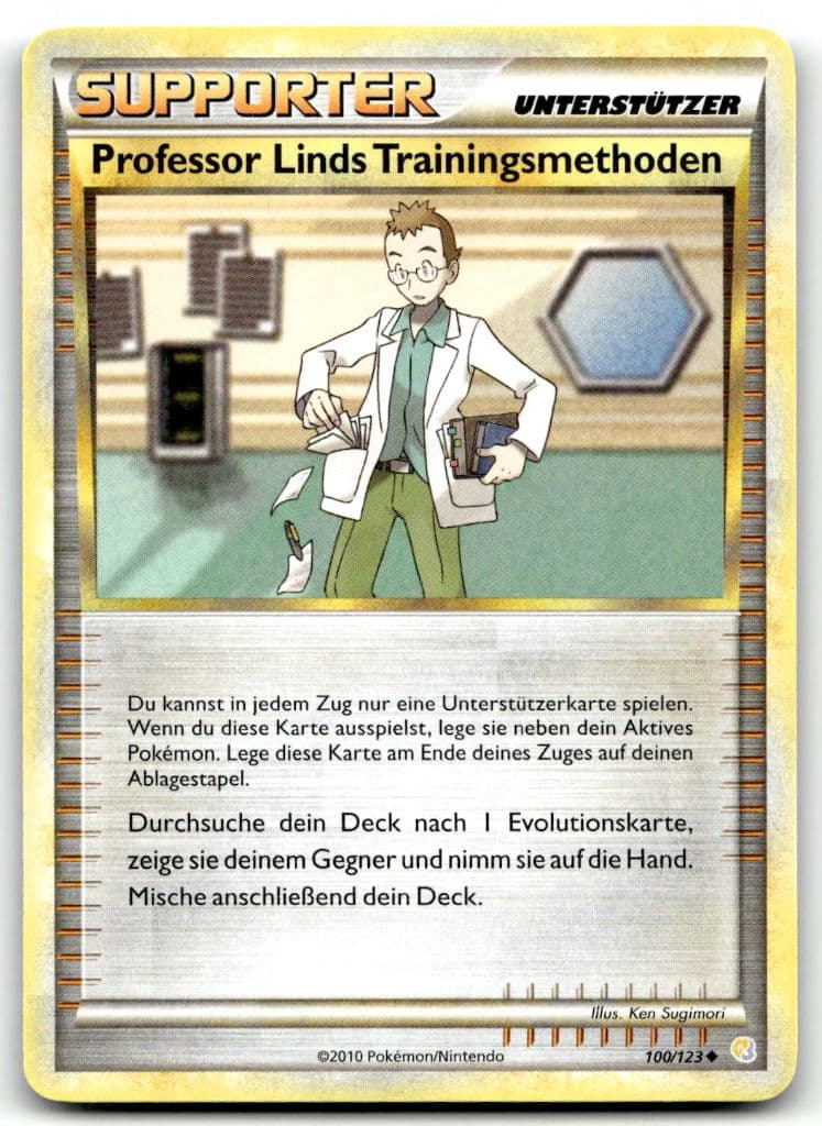 Professor Linds Trainingsmethoden 100/123 Aufstieg der Rivalen trading card