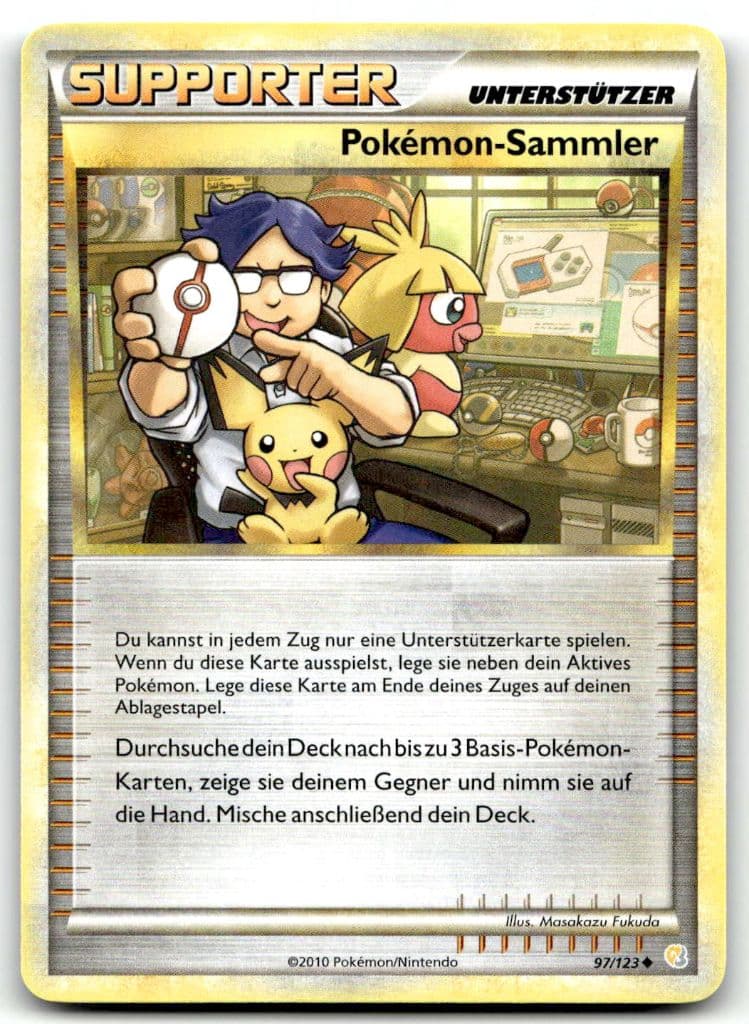 Pokémon-Sammler 97/123 HeartGold & SoulSilver trading card