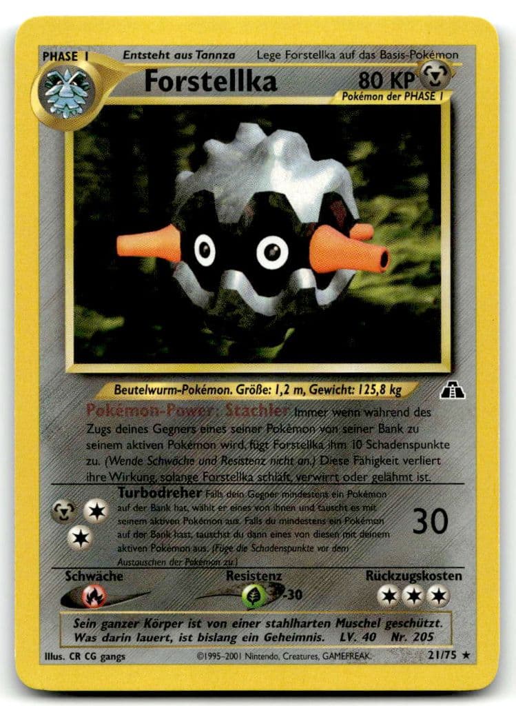 Forstellka 21/75 Neo Discovery trading card