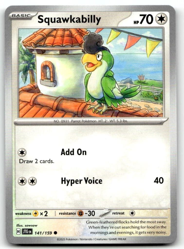 Squawkabilly 141/159 Journey Together trading card