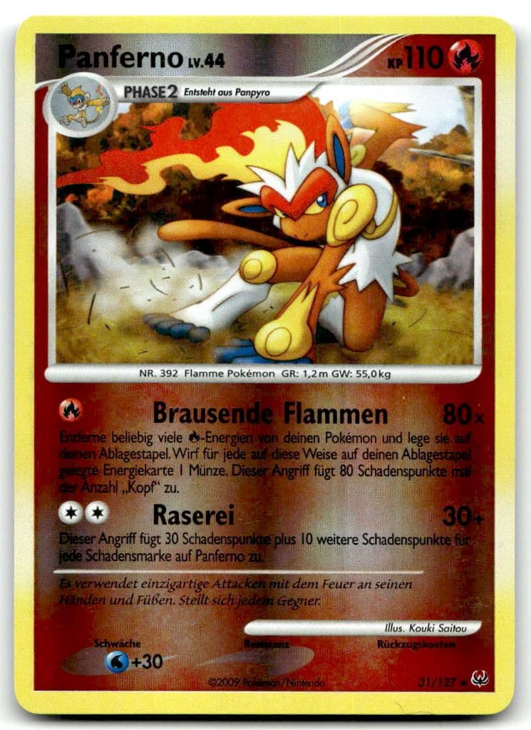 Panferno 31/127 Aufstieg der Rivalen trading card