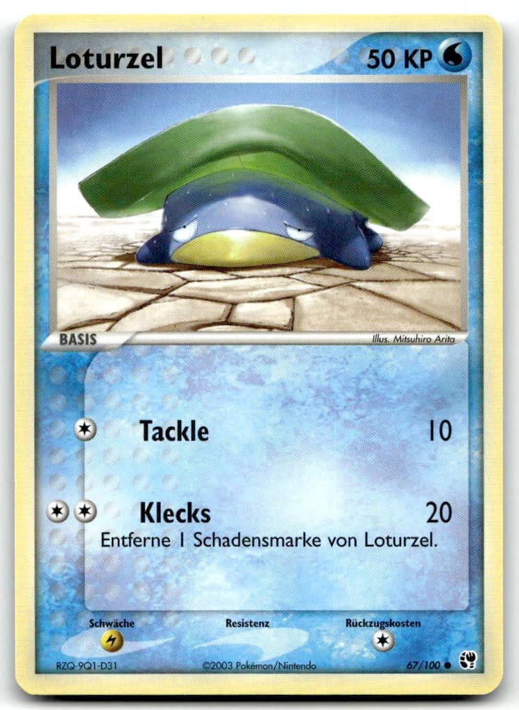 Loturzel 67/100 EX Sandsturm trading card