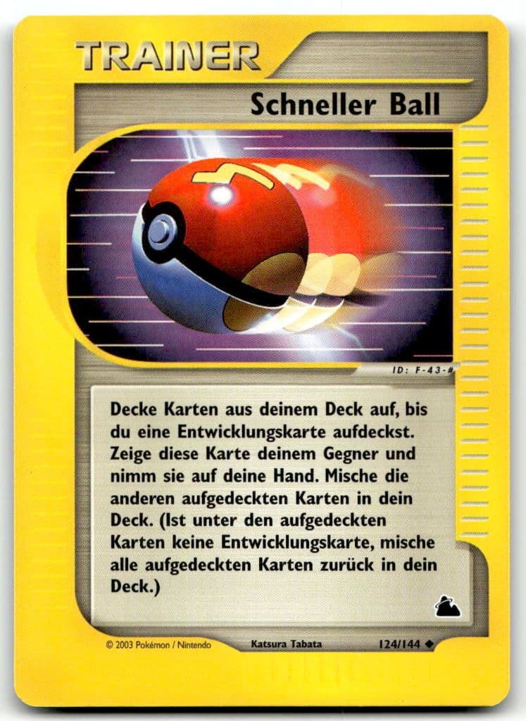 Schneller Ball 124/144 Skyridge trading card