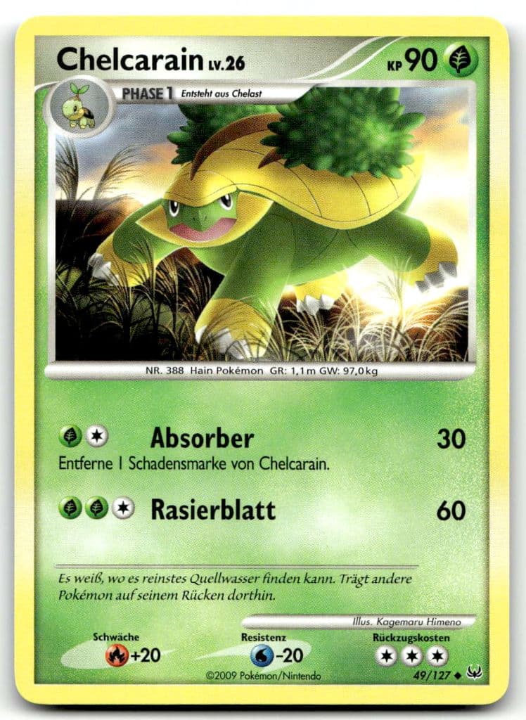 Chelcarain 49/127 Platinum trading card