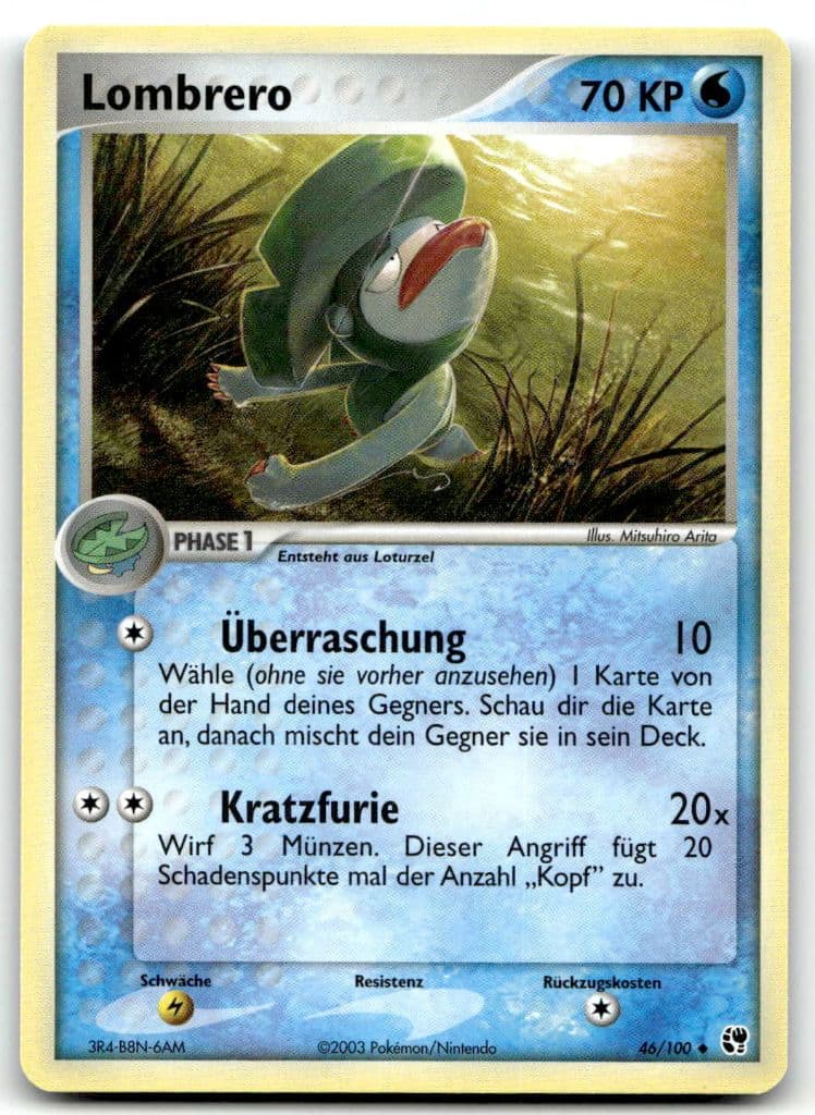 Lombrero 46/100 EX Sandsturm trading card