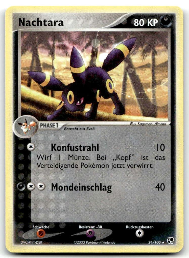 Nachtara 24/100 Sandsturm trading card