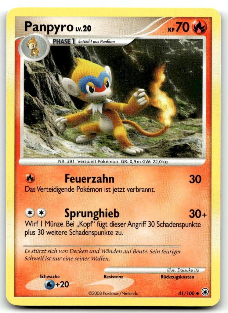 Panpyro 41/100 Majestätischer Morgen (Majestic Dawn) trading card