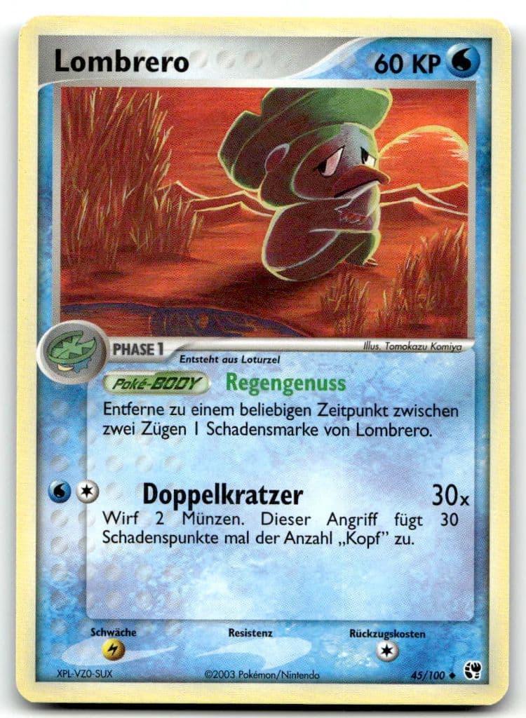 Lombrero 45/100 Sandsturm trading card