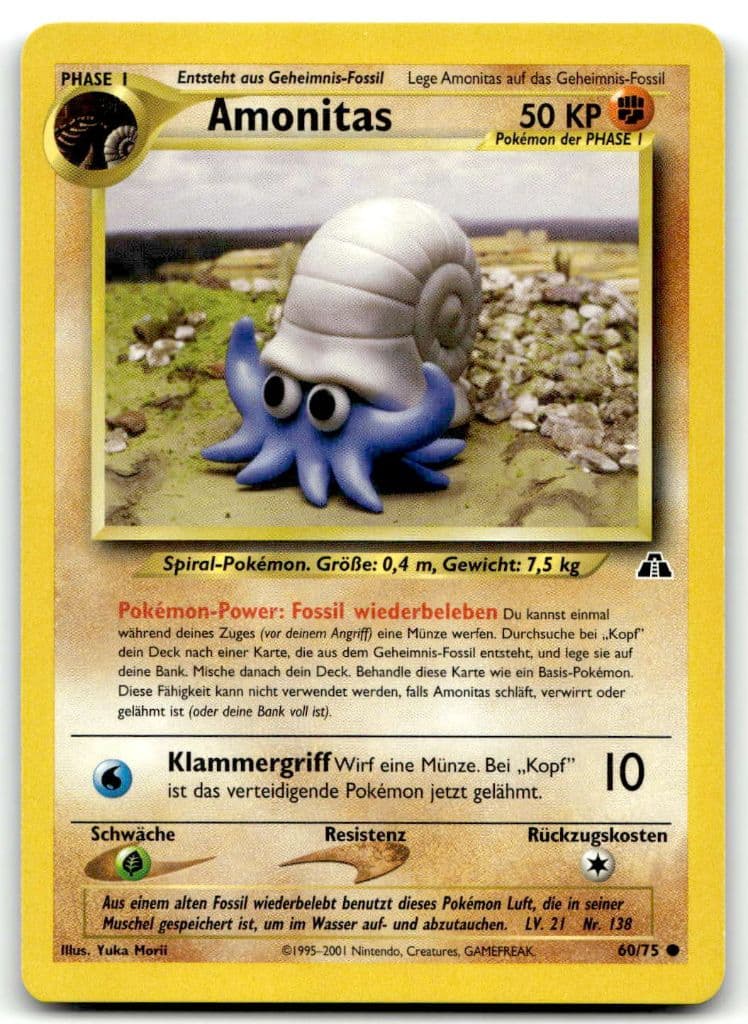 Ammonitas 60/75 Neo Entdeckung trading card