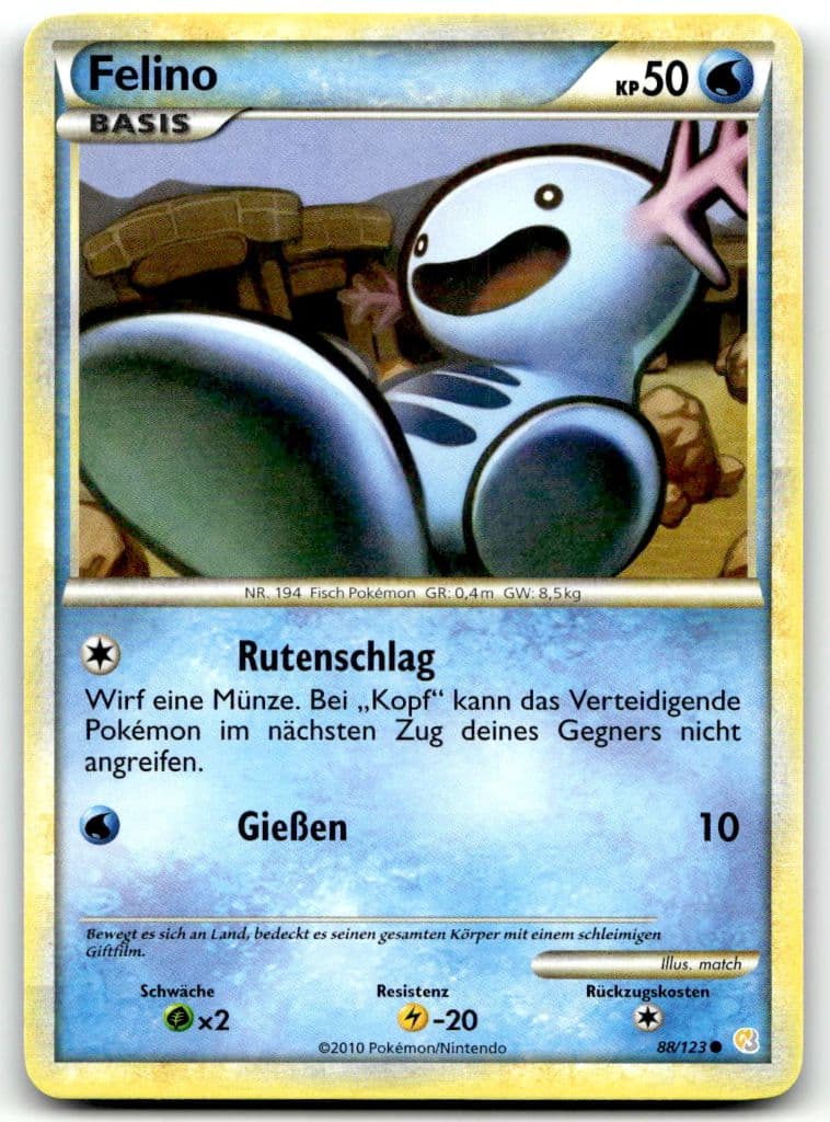 Felino 88/123 HeartGold & SoulSilver trading card