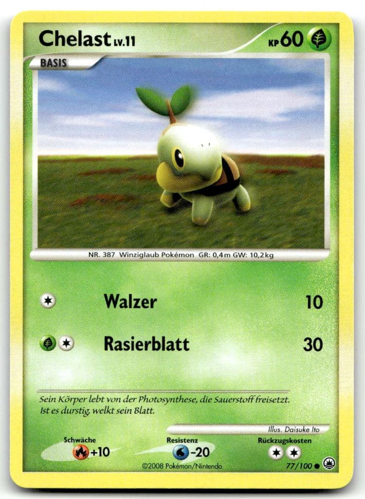 Chelast 77/100 Majestätischer Morgen trading card