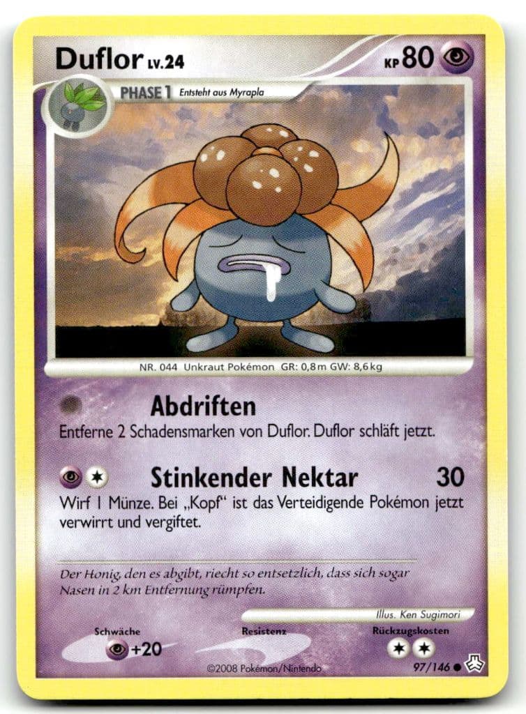 Duflor 97/146 Sturmtief trading card