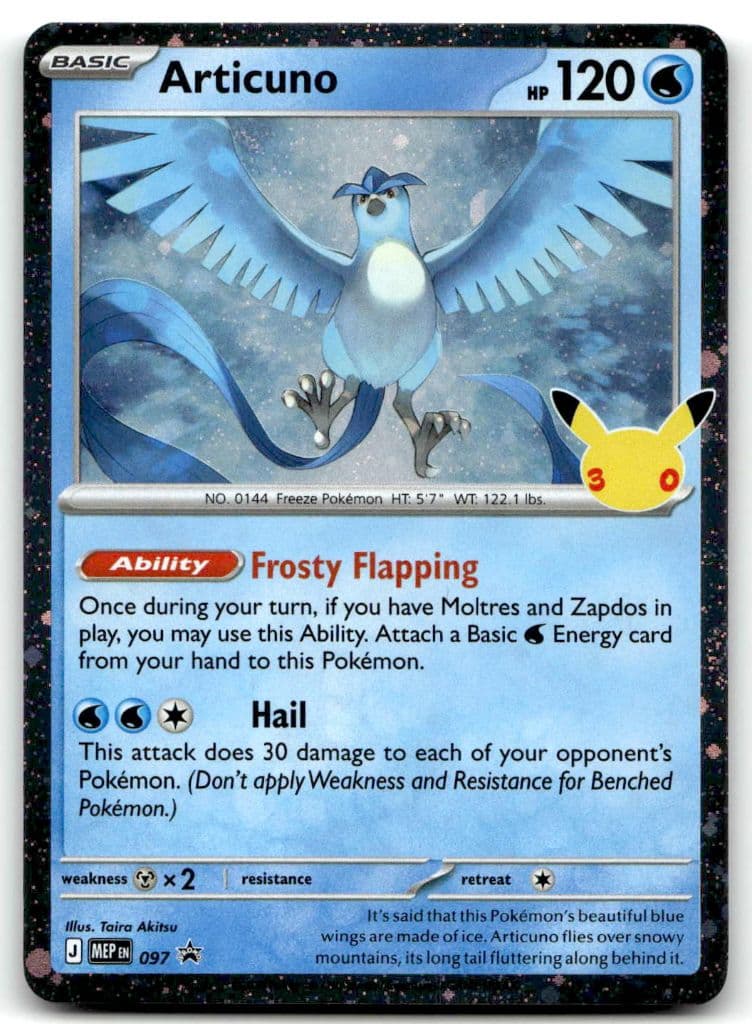 Articuno 097 Mega Evolution Promos trading card