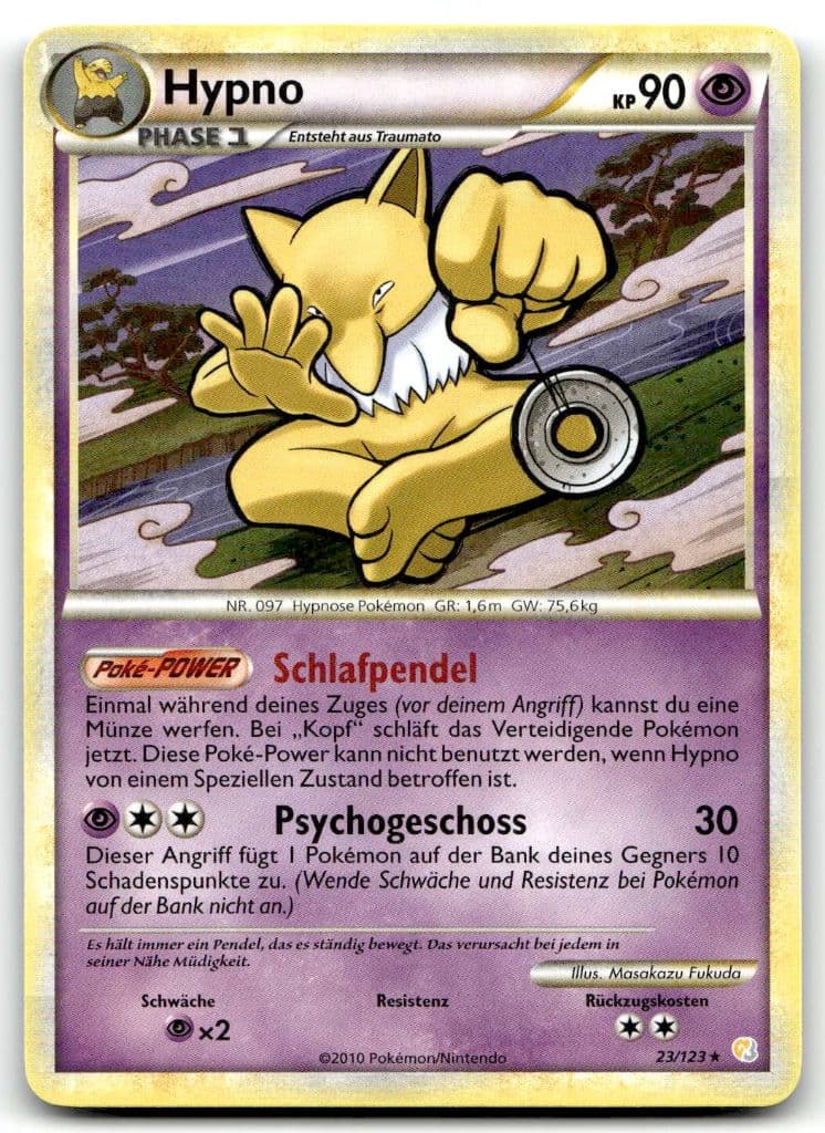 Hypno 23/123 Aufstieg der Rivalen trading card