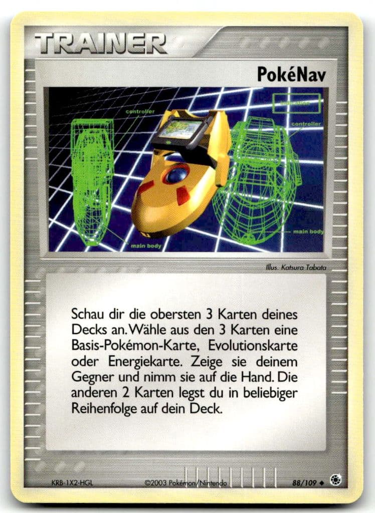 PokéNay 88/109 EX Rubin & Saphir trading card