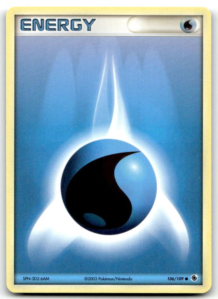 Water Energy 106/109 EX Ruby & Sapphire trading card