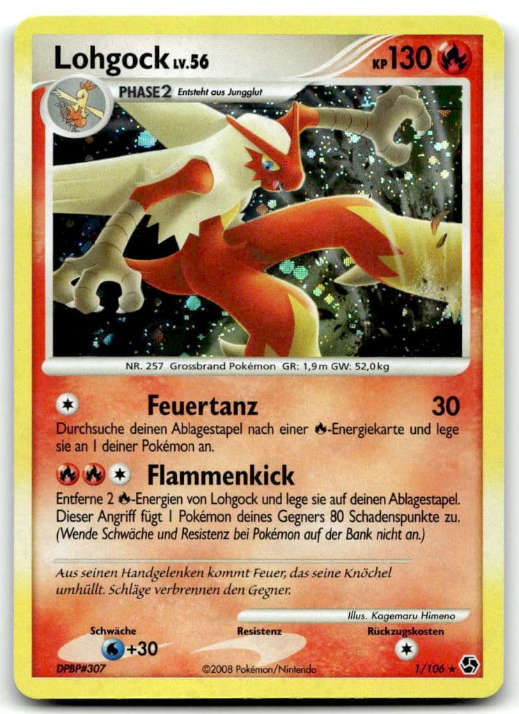 Lohgock 1/106 Aufstieg der Rivalen trading card