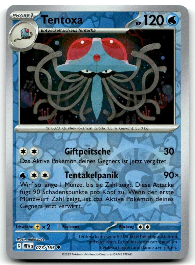 Tentoxa 073/165 151 trading card