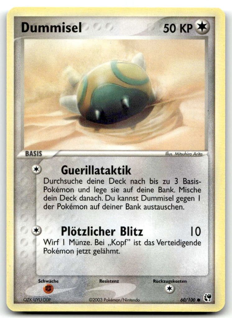 Dummisel 60/100 EX Sandsturm trading card