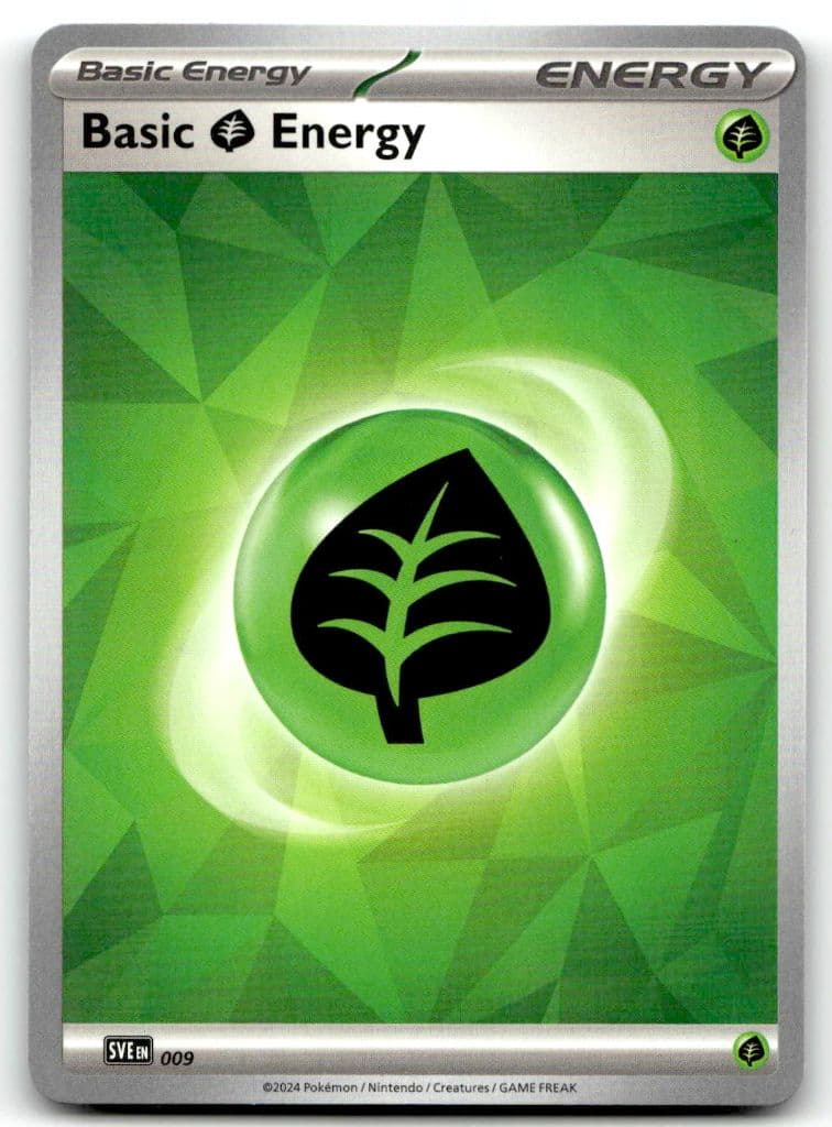 Basic Grass Energy 009 Scarlet & Violet Energies trading card