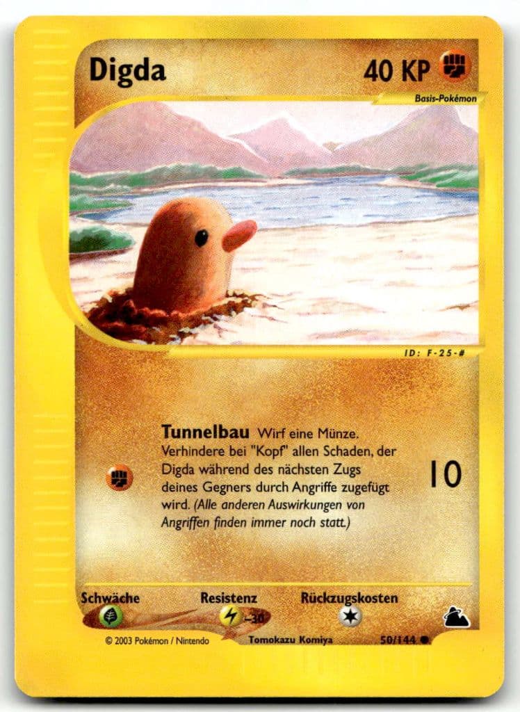 Digda 50/144 Expedition trading card