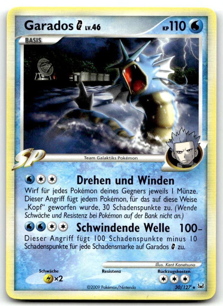 Gyarados G 30/127 Platin (Platinum) trading card
