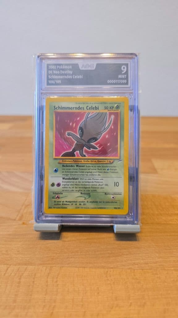 Schimmerndes Celebi 106/105 Neo Destiny trading card