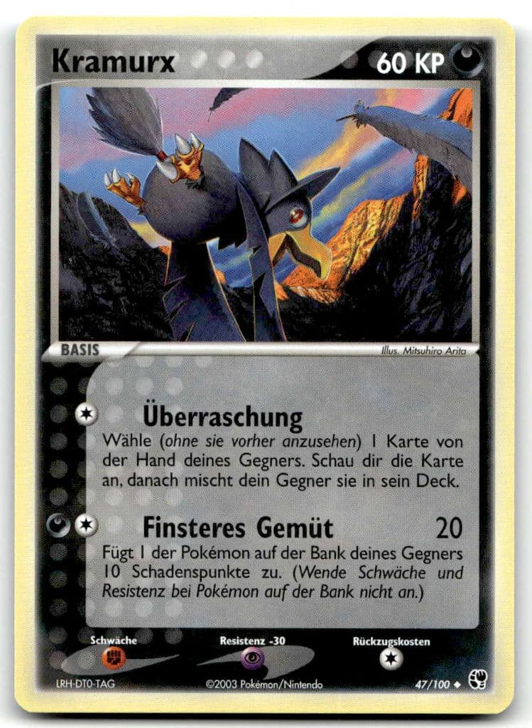 Kramurx 47/100 Sandsturm trading card