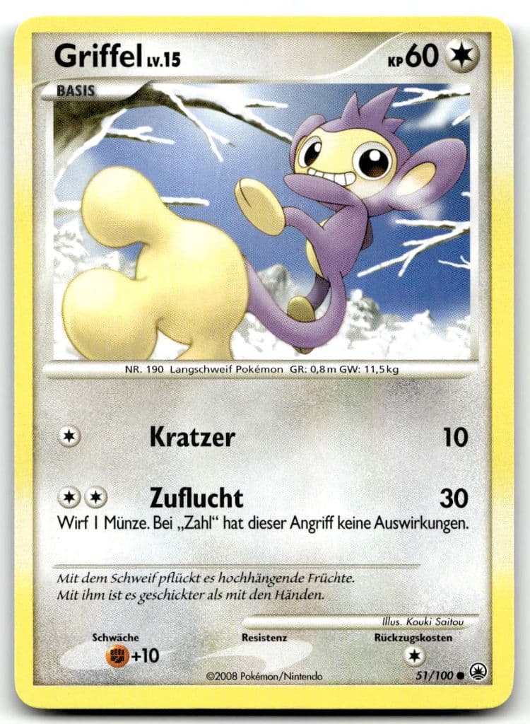 Griffel 51/100 Majestic Dawn trading card