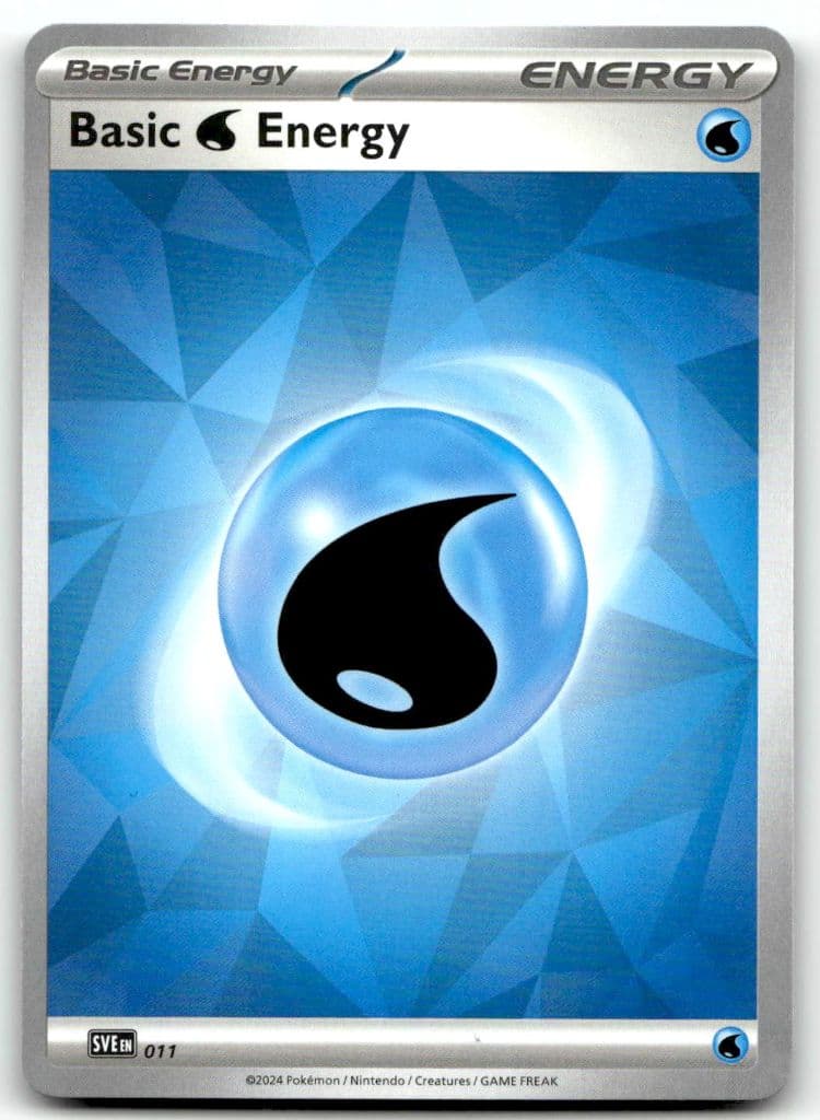 Basic Water Energy 011 Scarlet & Violet Energies trading card