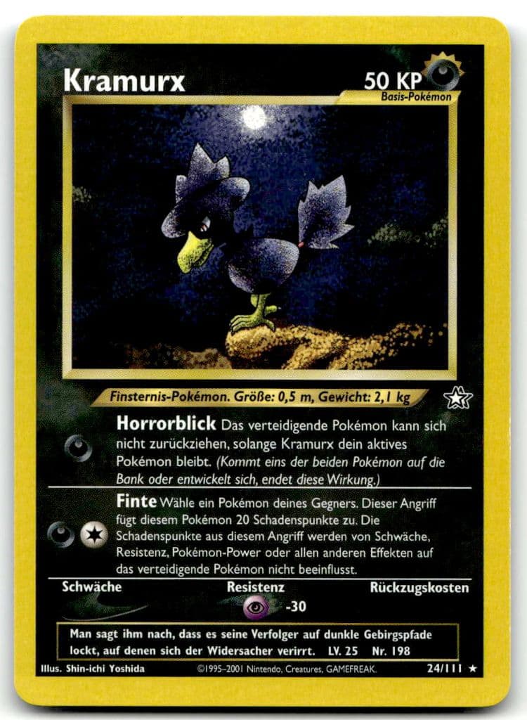 Kramurx 24/111 Neo Genesis trading card