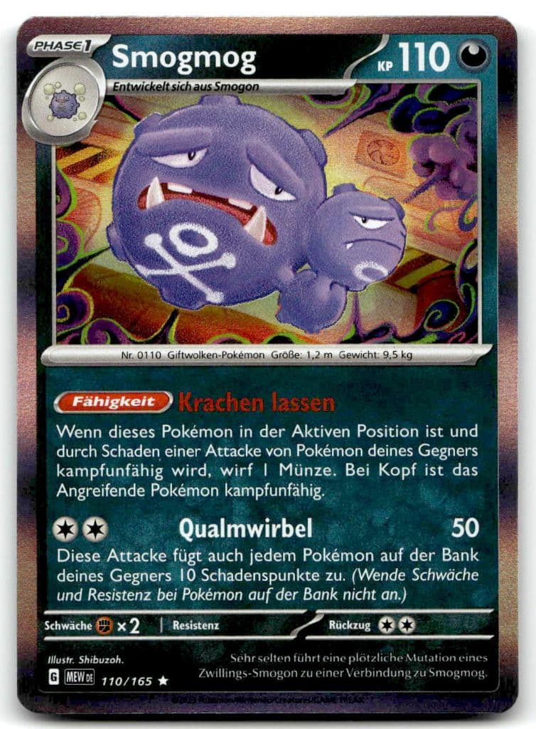 Smogmog 110/165 151 trading card