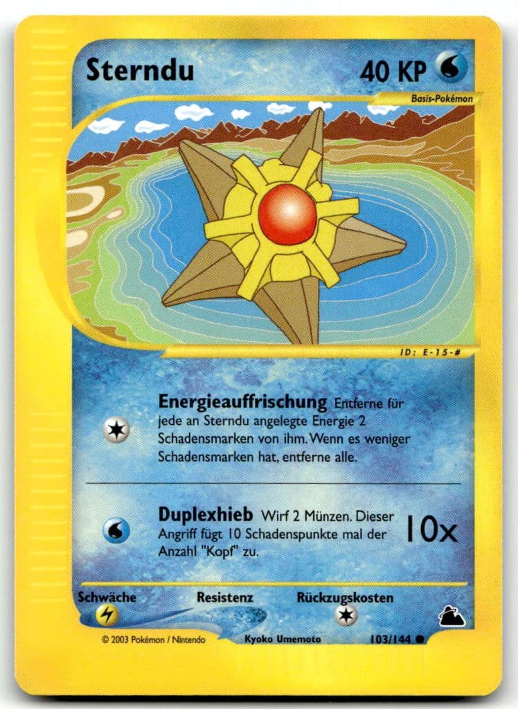 Sterndu 103/144 Skyridge trading card