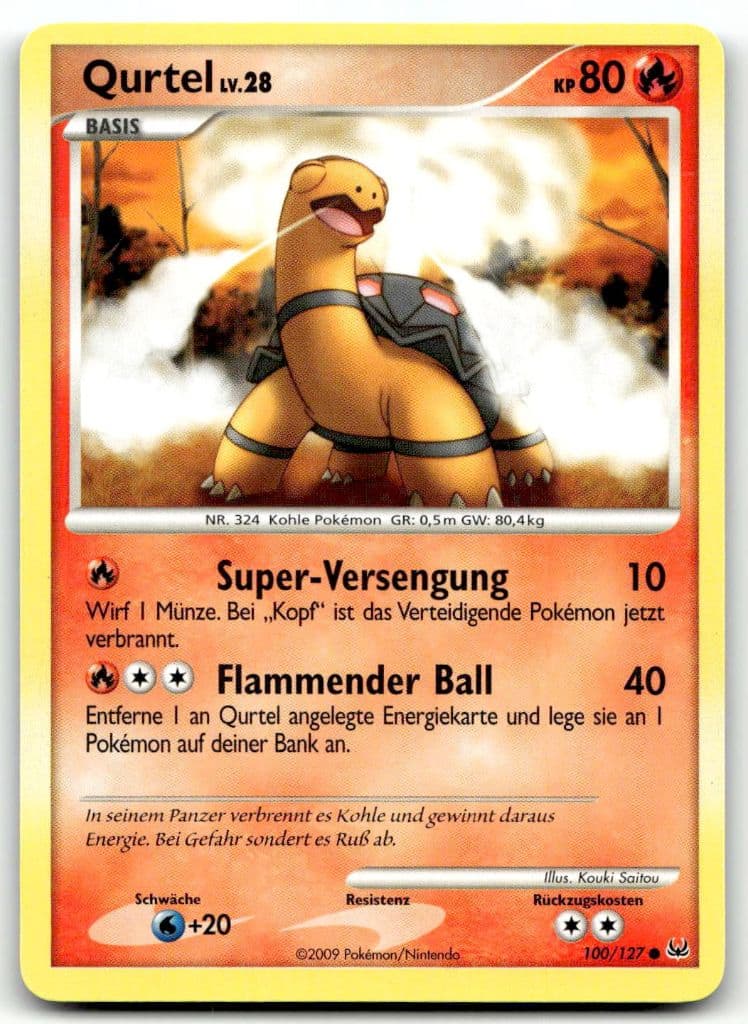 Qurtel 100/127 Platinum trading card