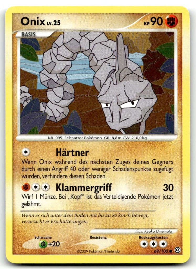 Onix 69/100 Aufstieg der Rivalen trading card