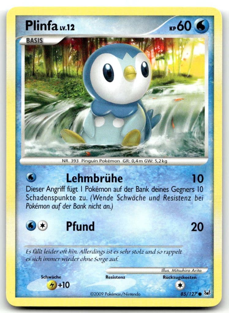 Plinfa 85/127 Platin trading card