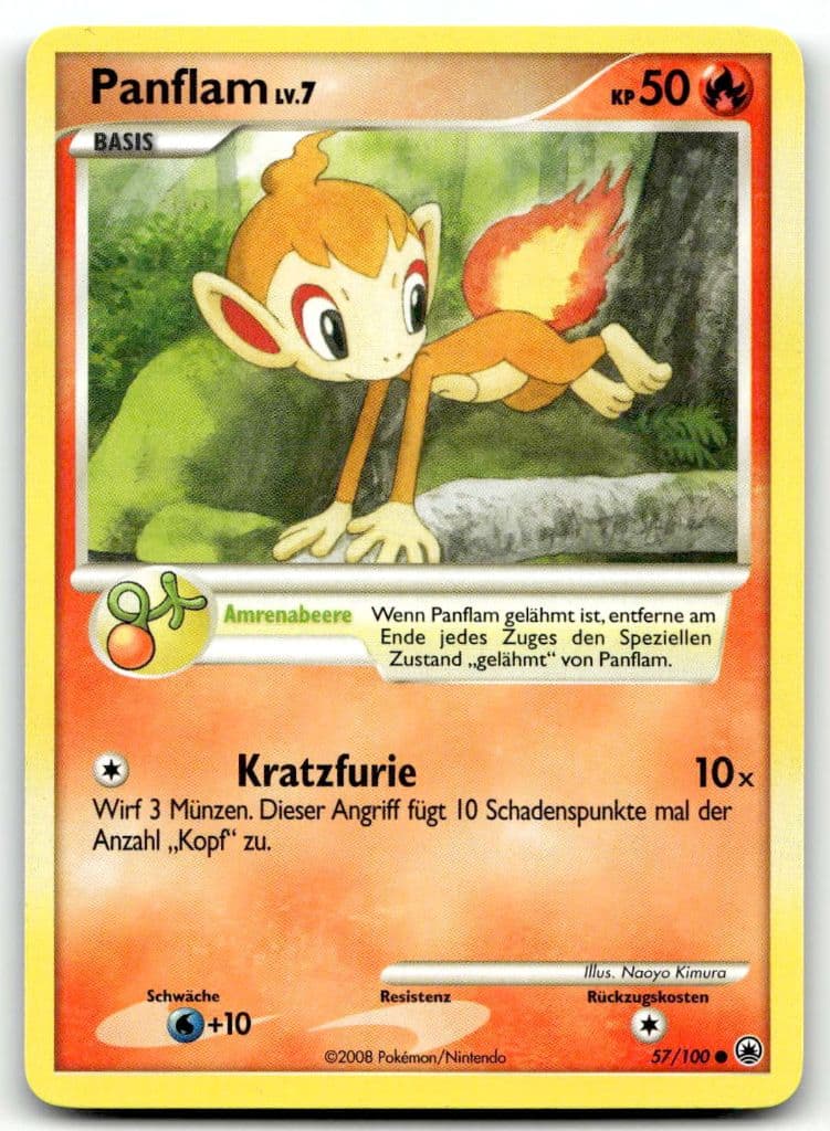 Panflam 57/100 Majestätischer Morgen trading card
